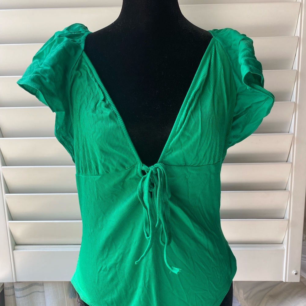 Green bodysuit